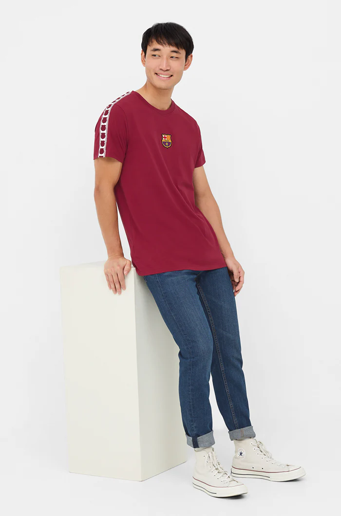 T-shirt crest maroon Barça - Image 4