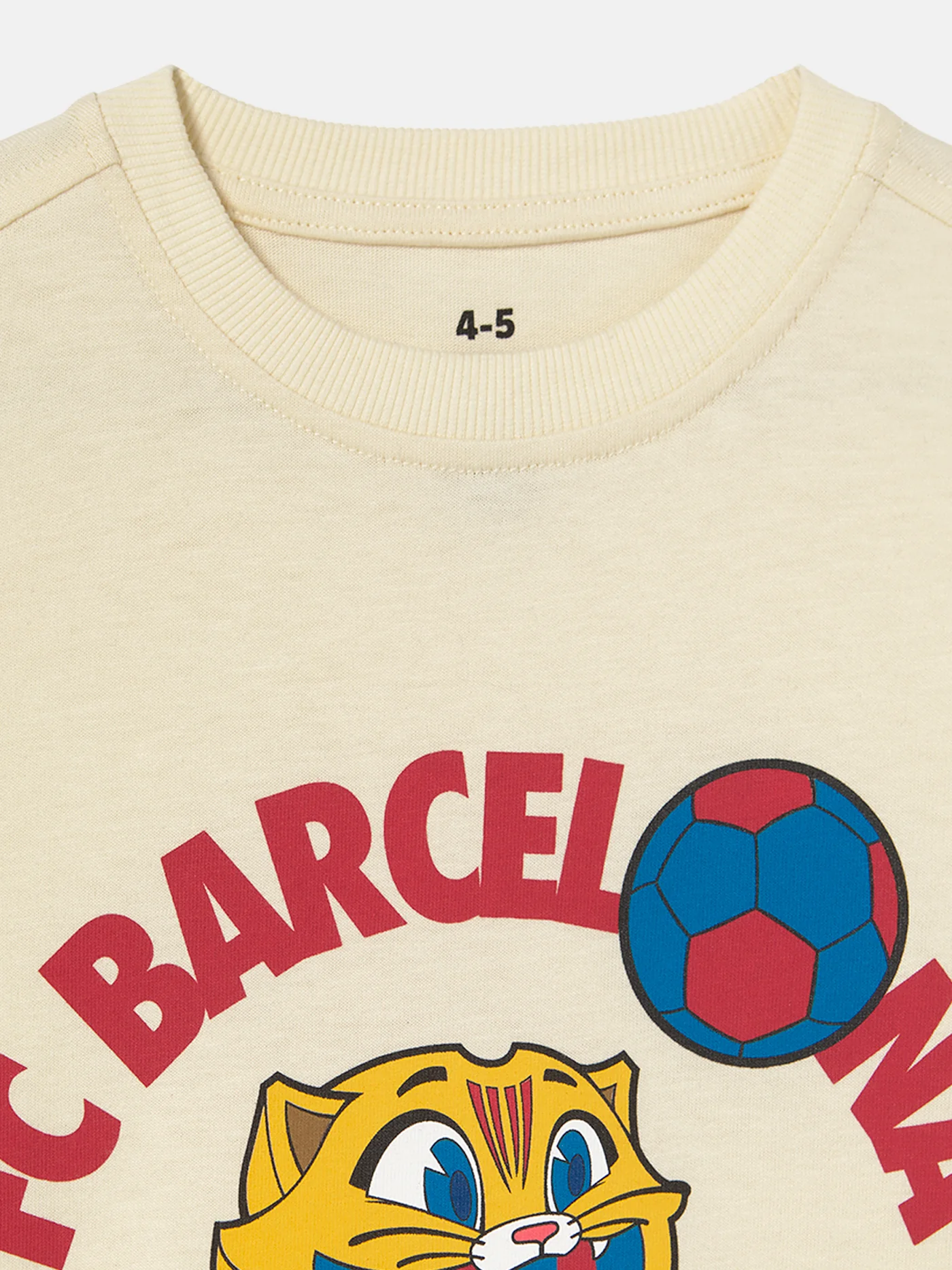 T-shirt ecru Cat Barça - Kids - Image 3