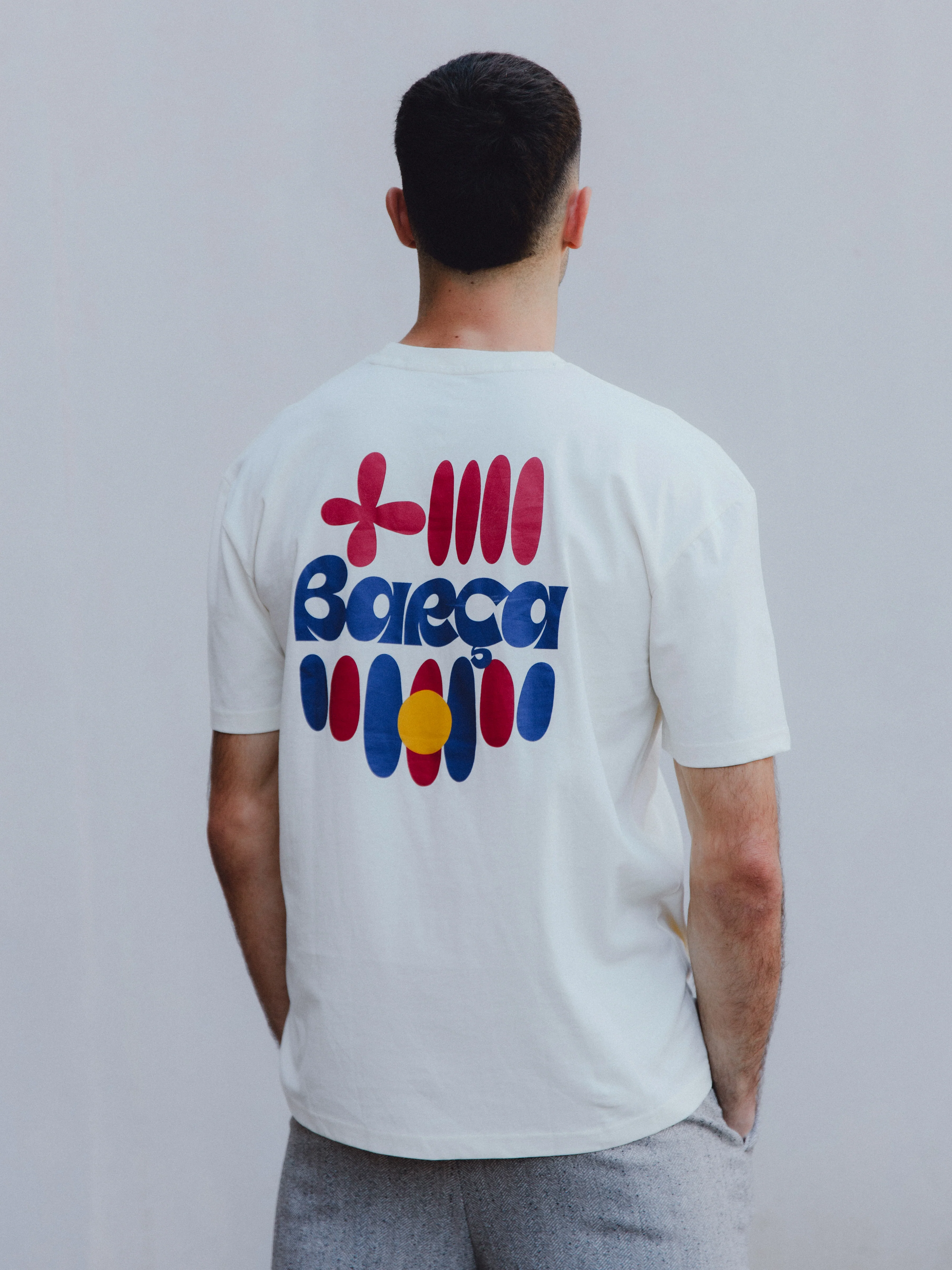 T-shirt Ecru Fan Club Barça - Image 2