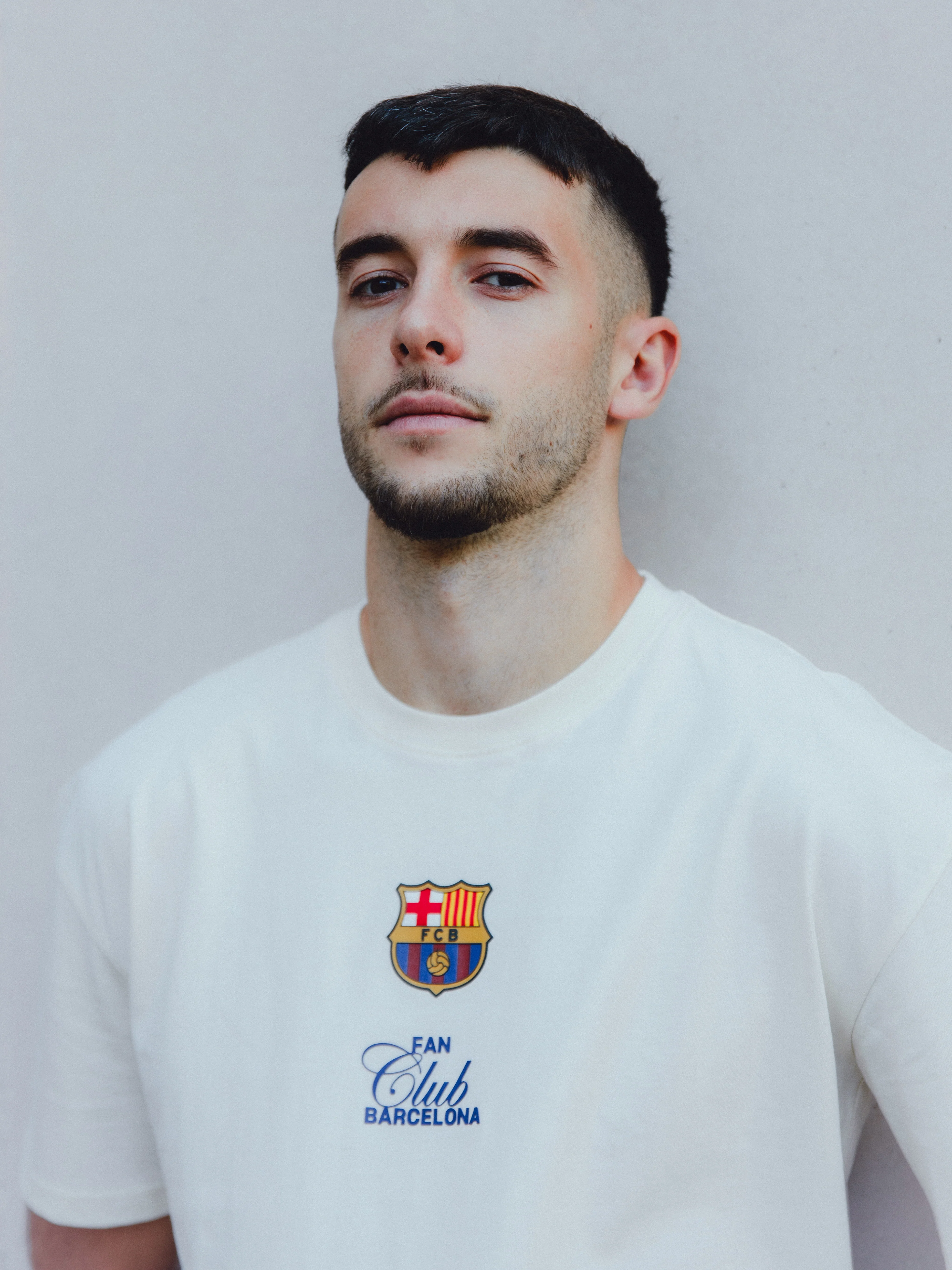 T-shirt Ecru Fan Club Barça - Image 3