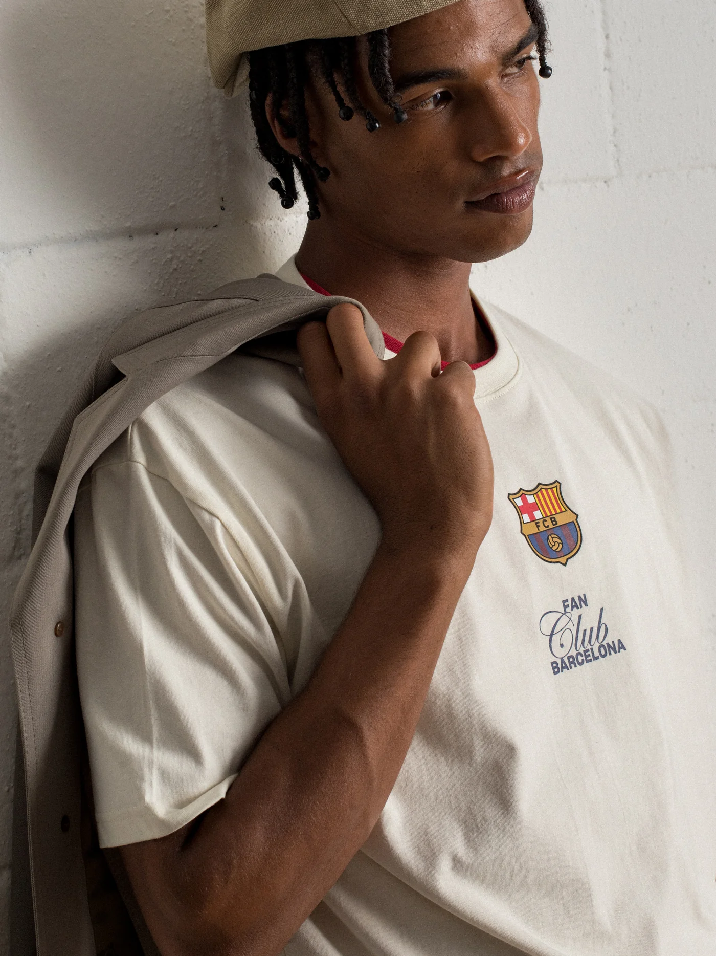 T-shirt Ecru Fan Club Barça - Image 6