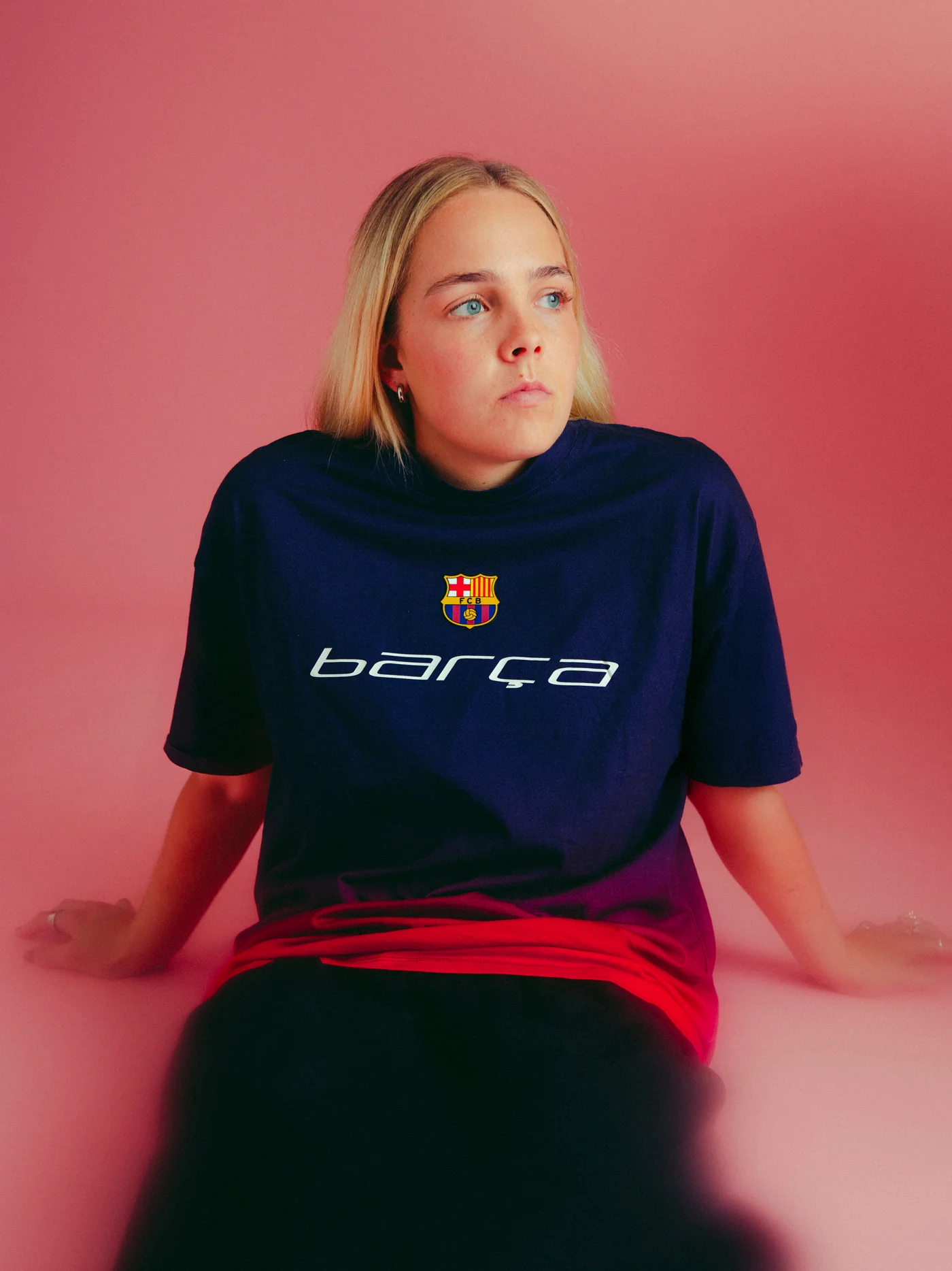 T-shirt gradient Festival Barça - Oversize - Image 3