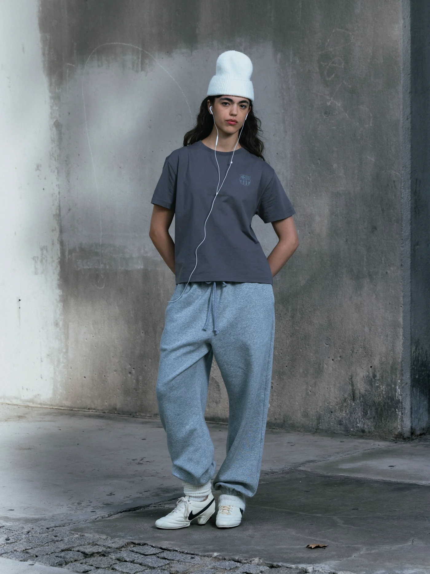T-shirt Grey Barça Organic Goals - Women - Image 5
