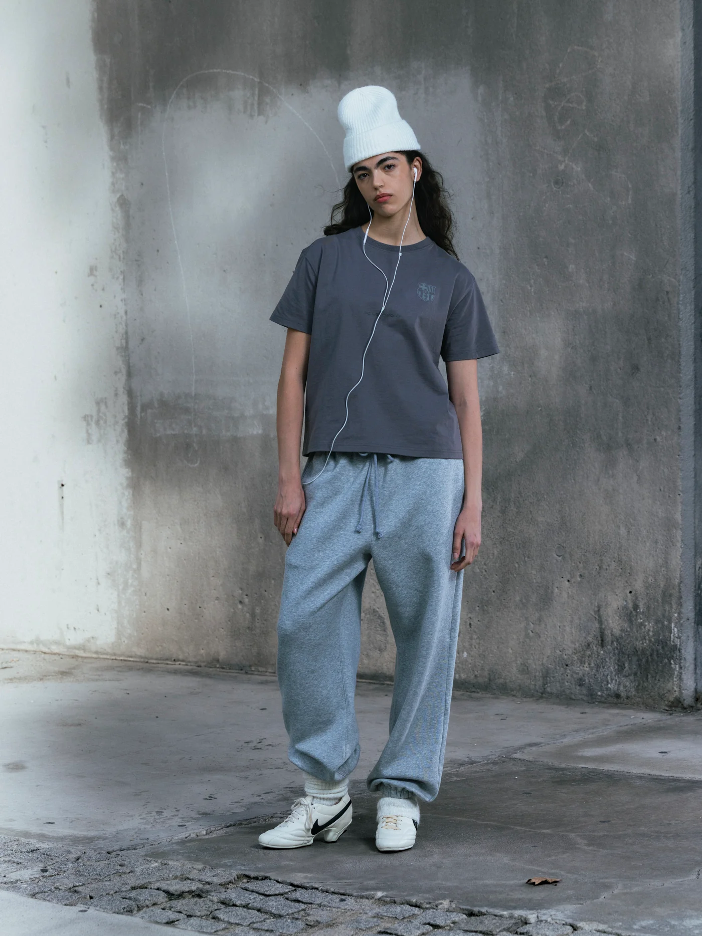 T-shirt Grey Barça Organic Goals - Women - Image 6
