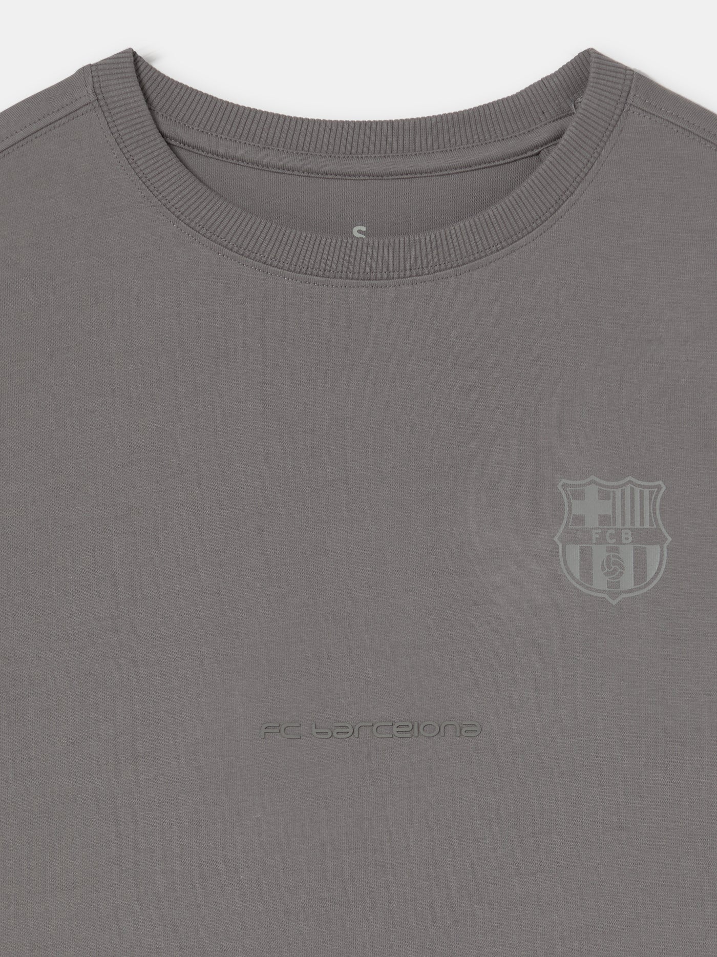 T-shirt Grey Barça Organic Goals - Women - Image 9