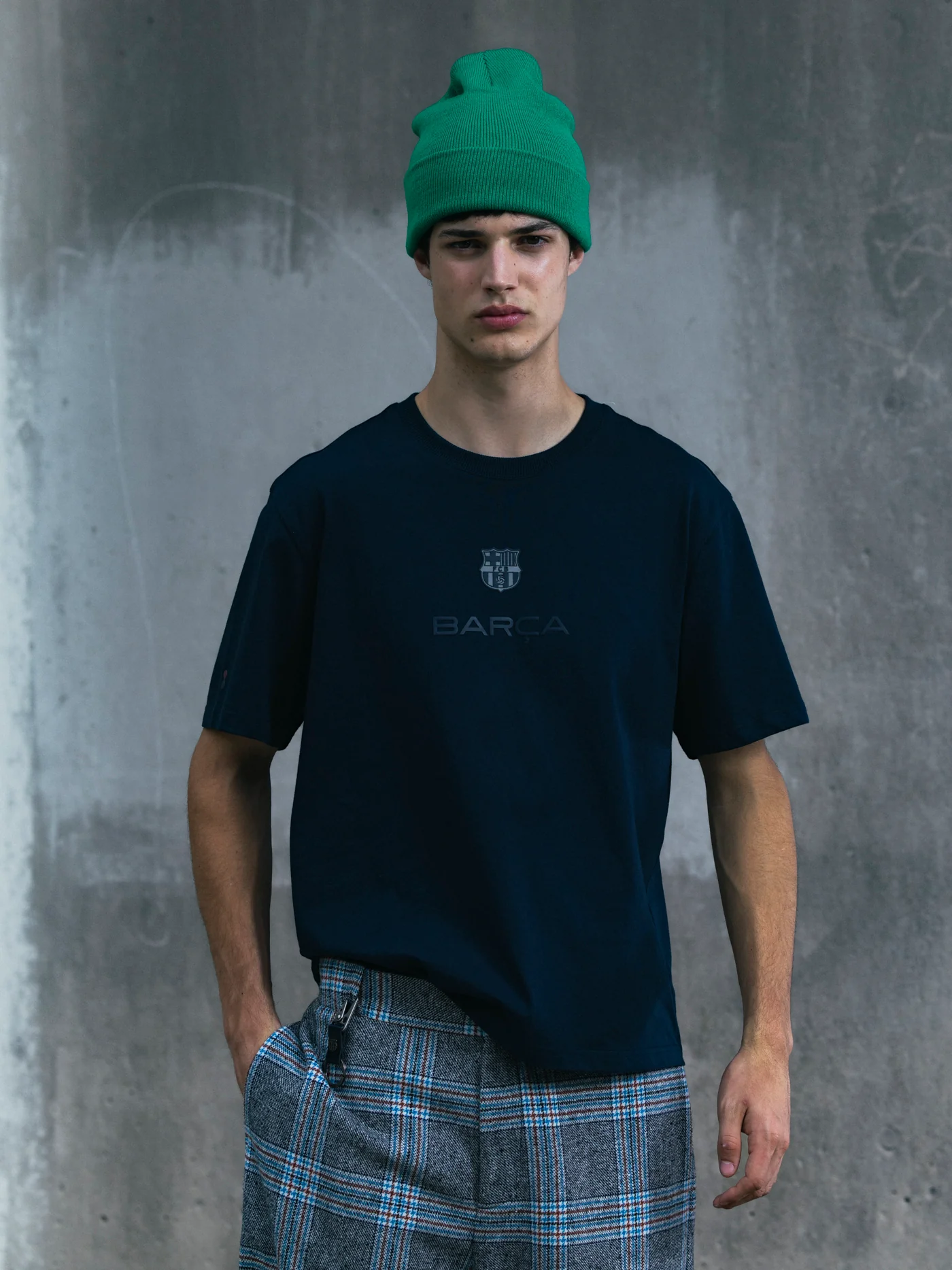 T-shirt Navy Barça Organic Goals - Image 3