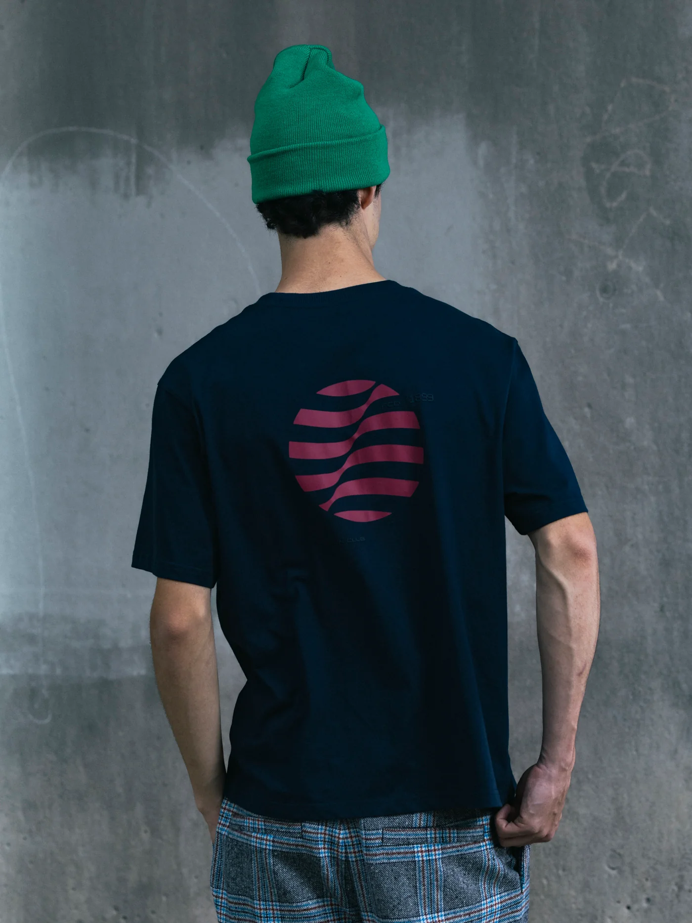 T-shirt Navy Barça Organic Goals - Image 4