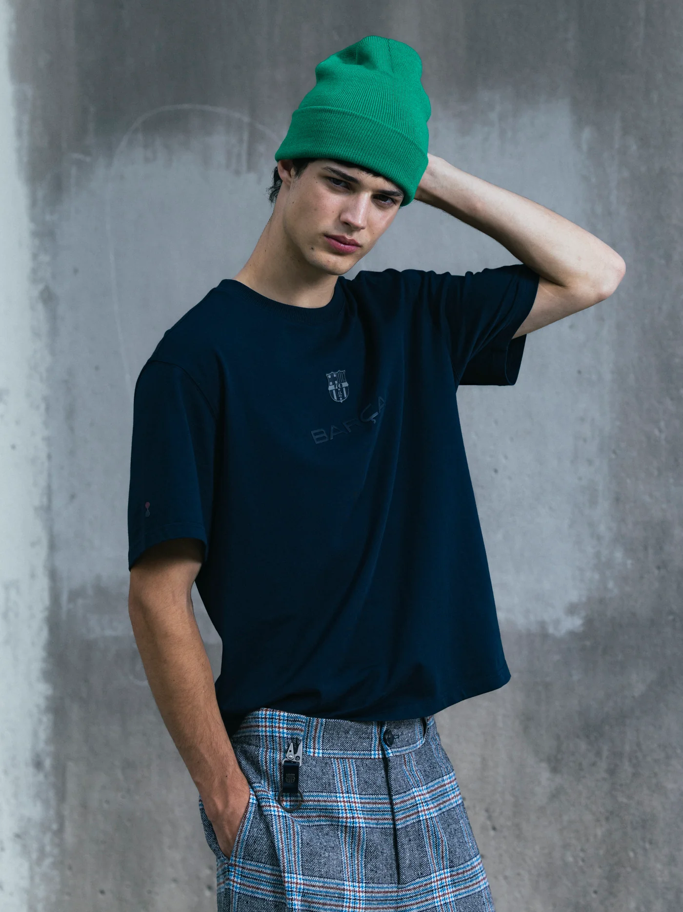 T-shirt Navy Barça Organic Goals - Image 6