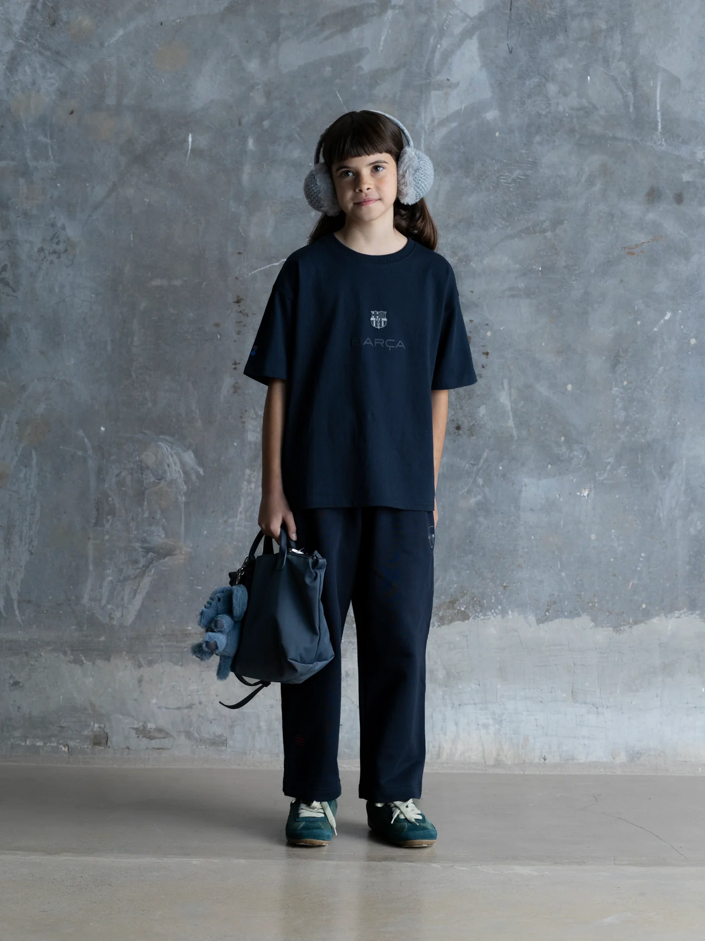 T-shirt Junior Navy Barça Organic Goals - Image 2