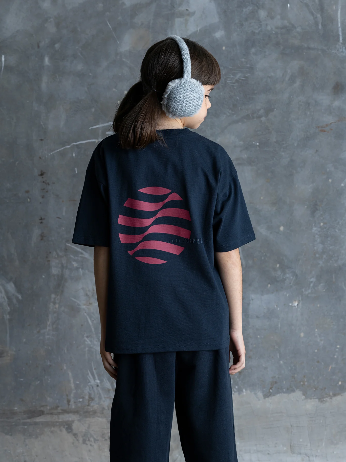T-shirt Junior Navy Barça Organic Goals - Image 3