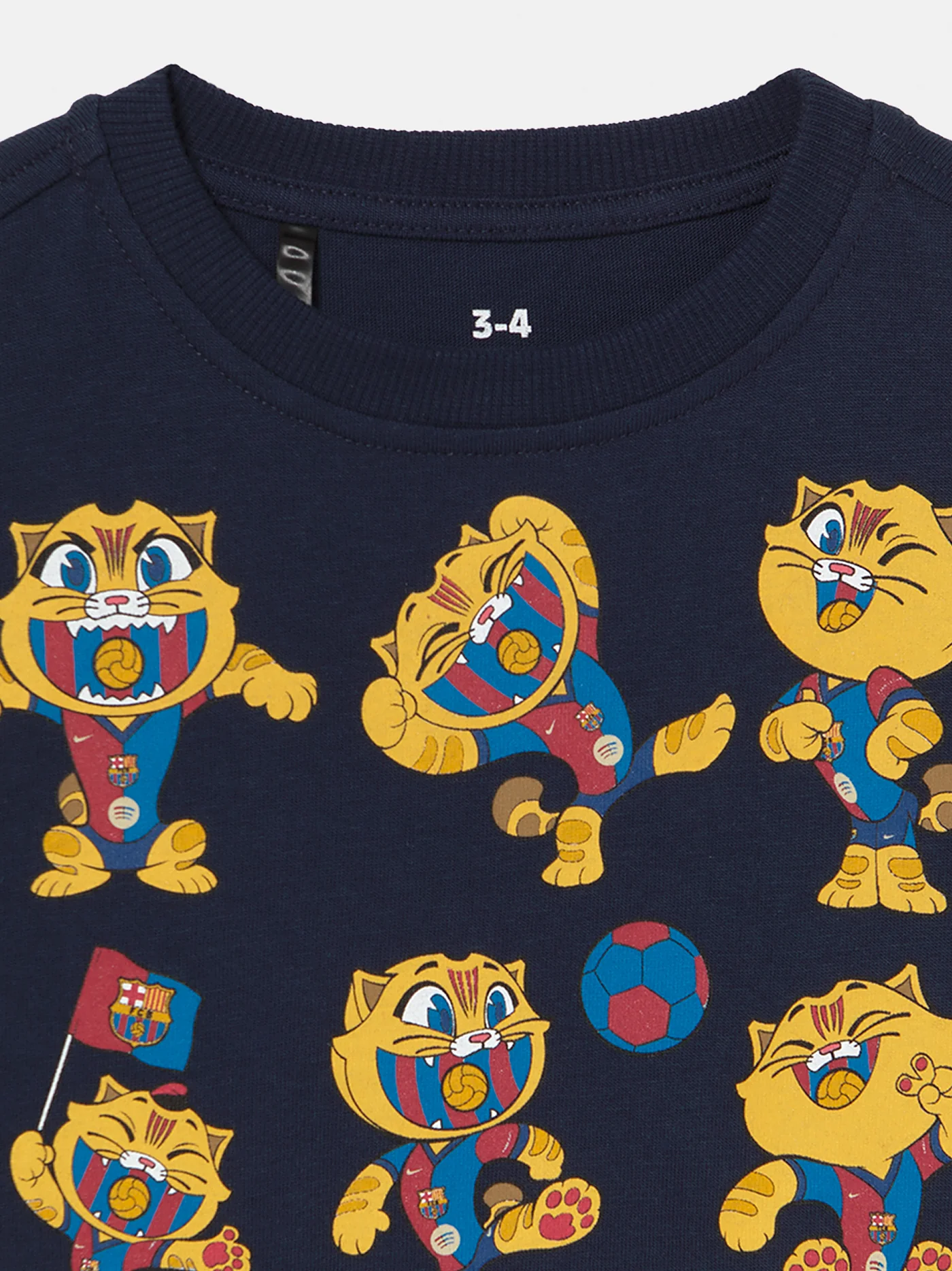 T-shirt navy Cat Barça - Kids - Image 3