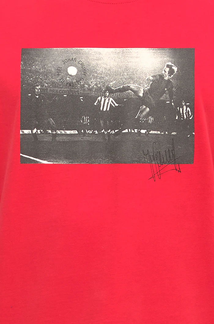 T-shirt red Barça Cruyff "9" - Image 5