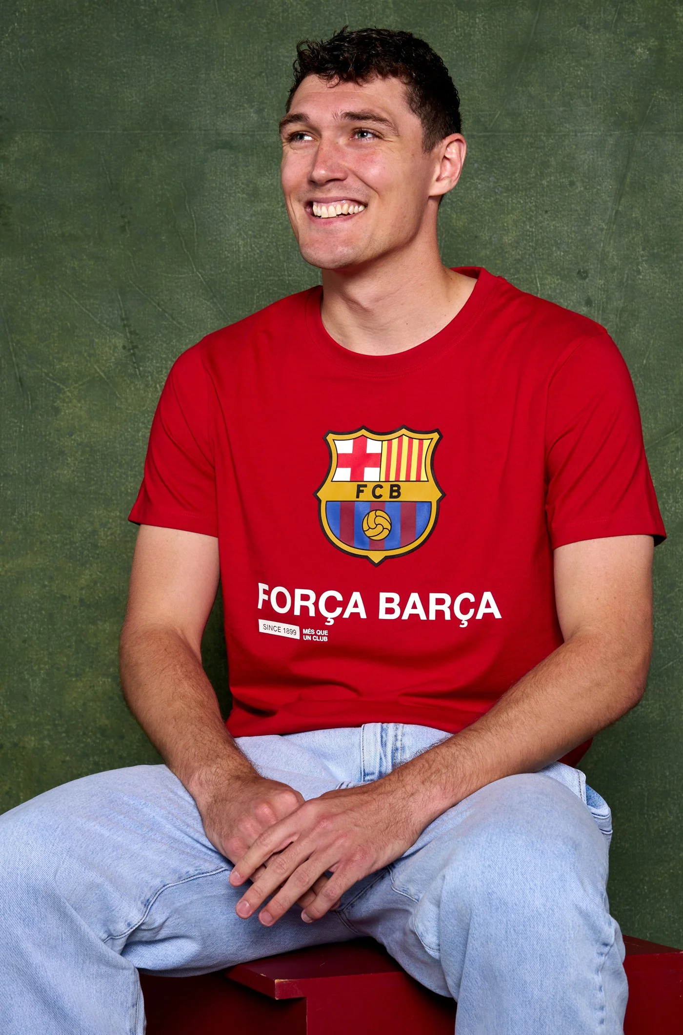 T-shirt red Força Barça - Image 3