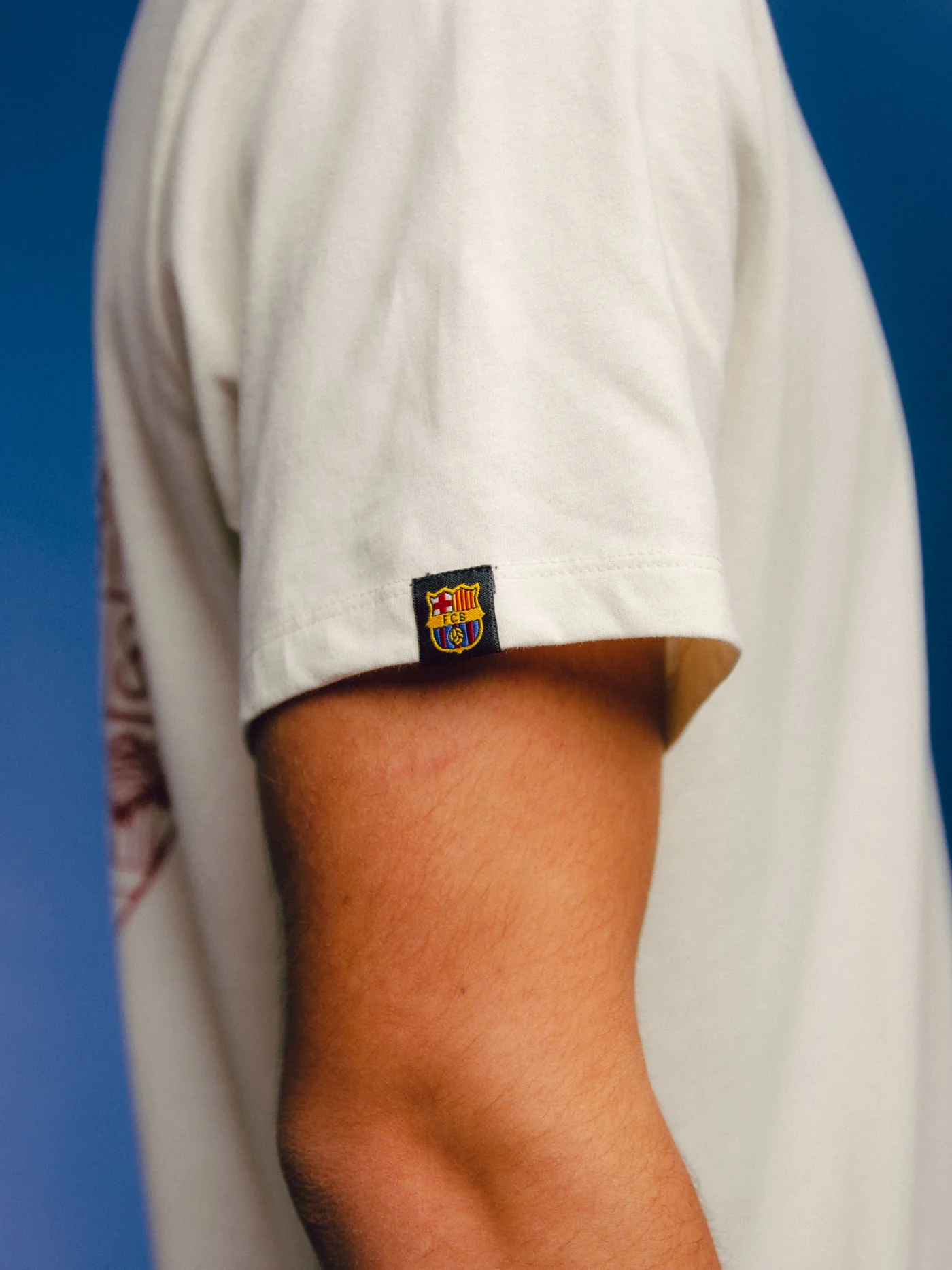 T-shirt beige Barça - Image 3