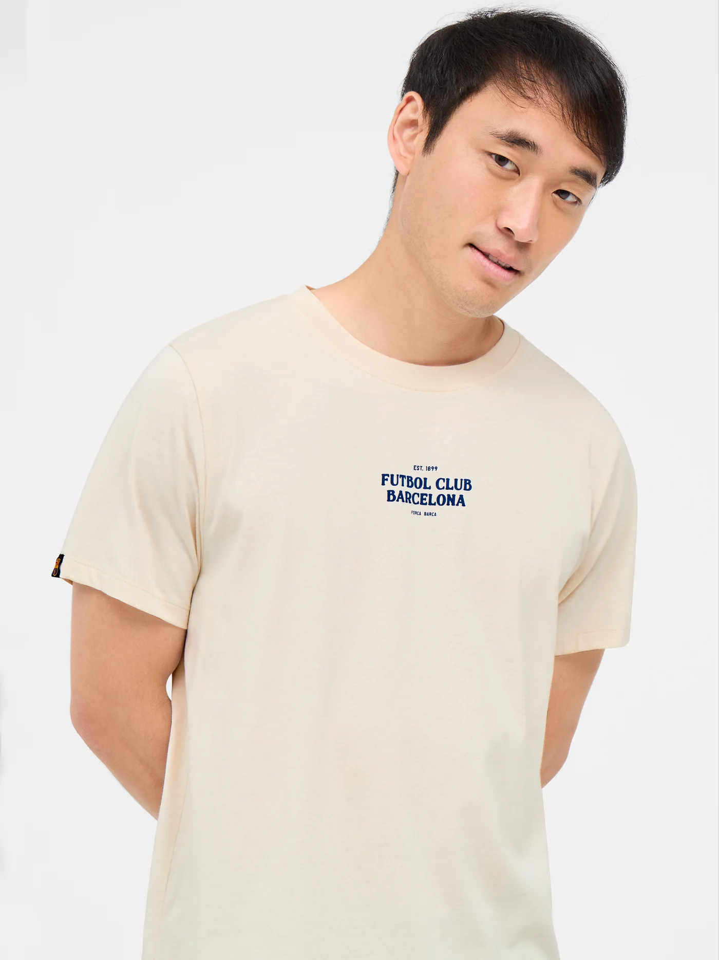 T-shirt beige Barça - Image 6