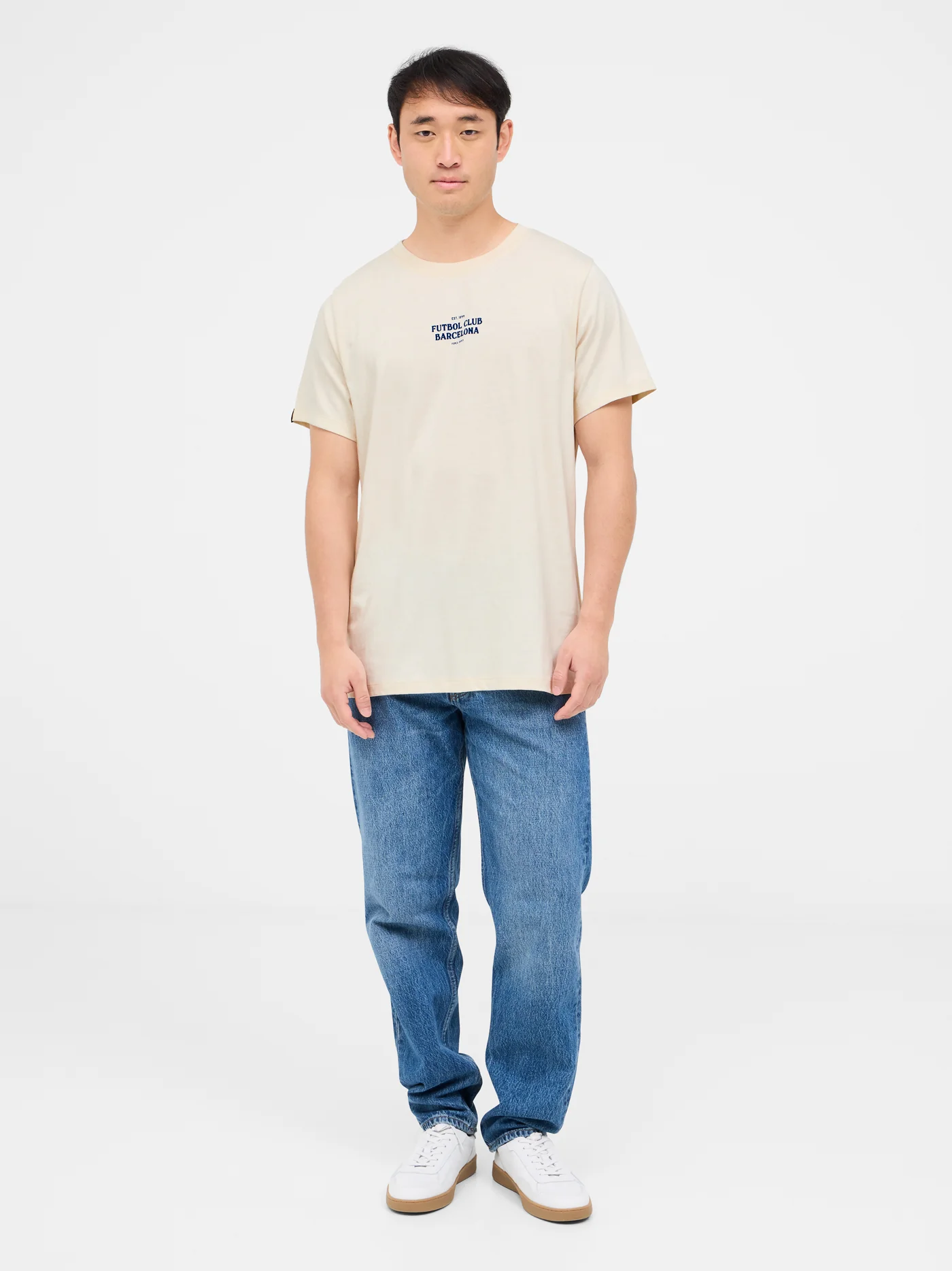 T-shirt beige Barça - Image 7