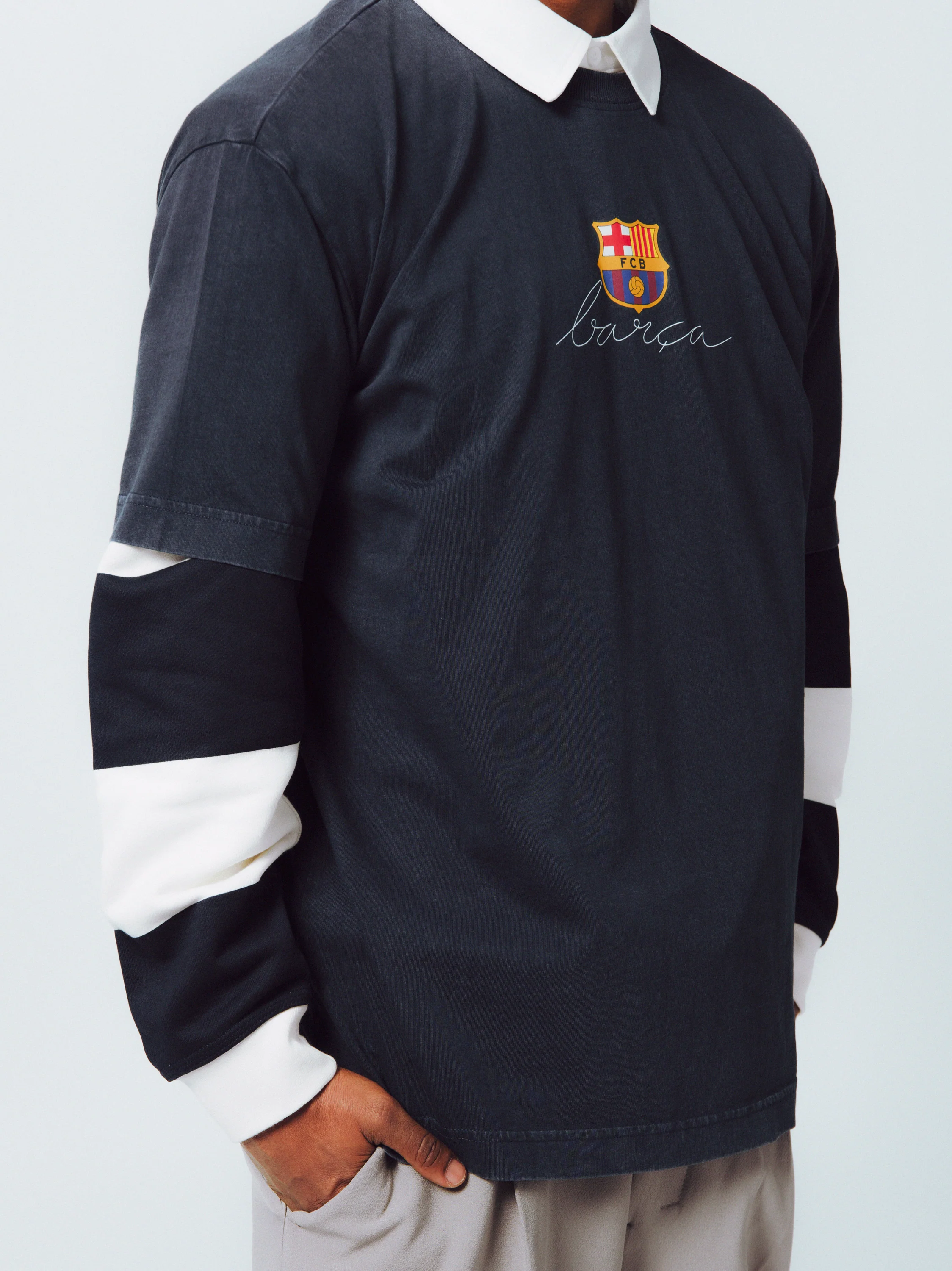 Tee Wall Navy Stadium Barça - Image 7