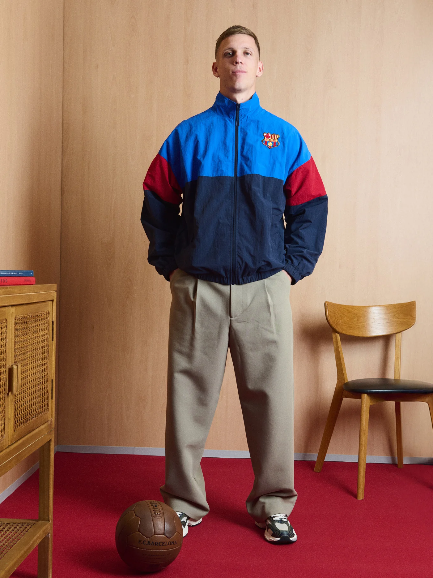 FC Barcelona 1899 Vintage Jacket - Image 4