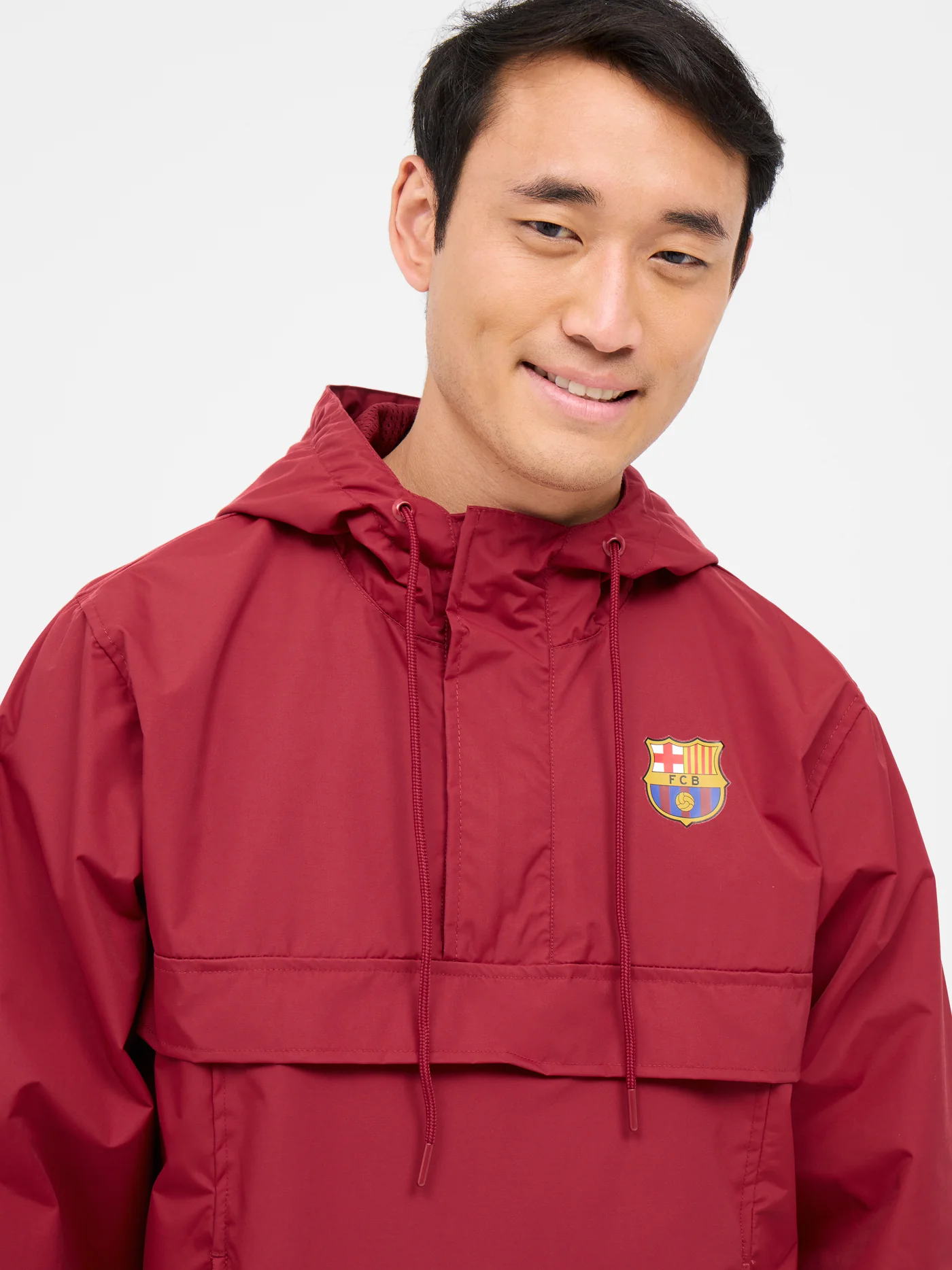 Waterproof maroon jacket Barça - Image 2