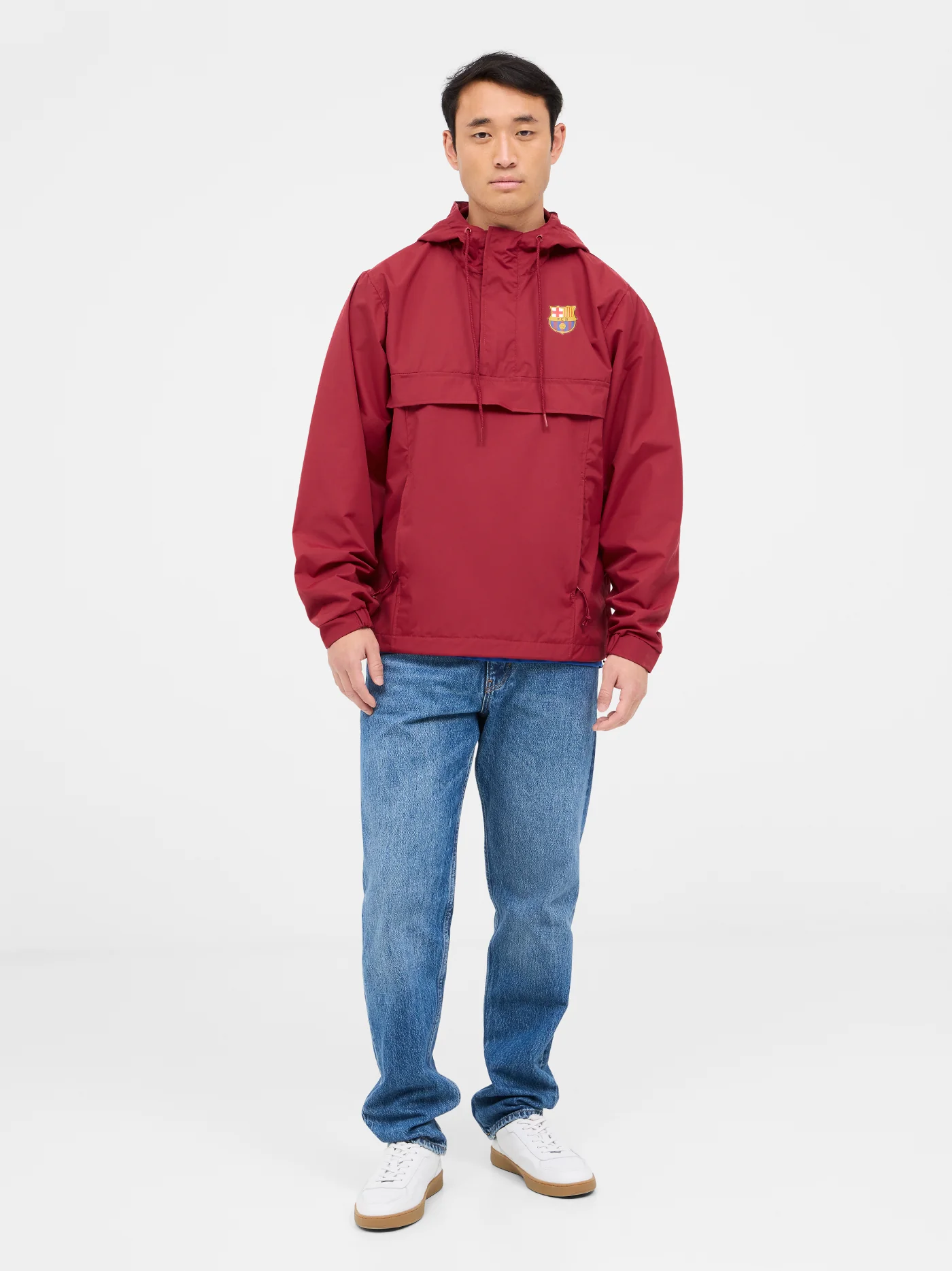Waterproof maroon jacket Barça - Image 5