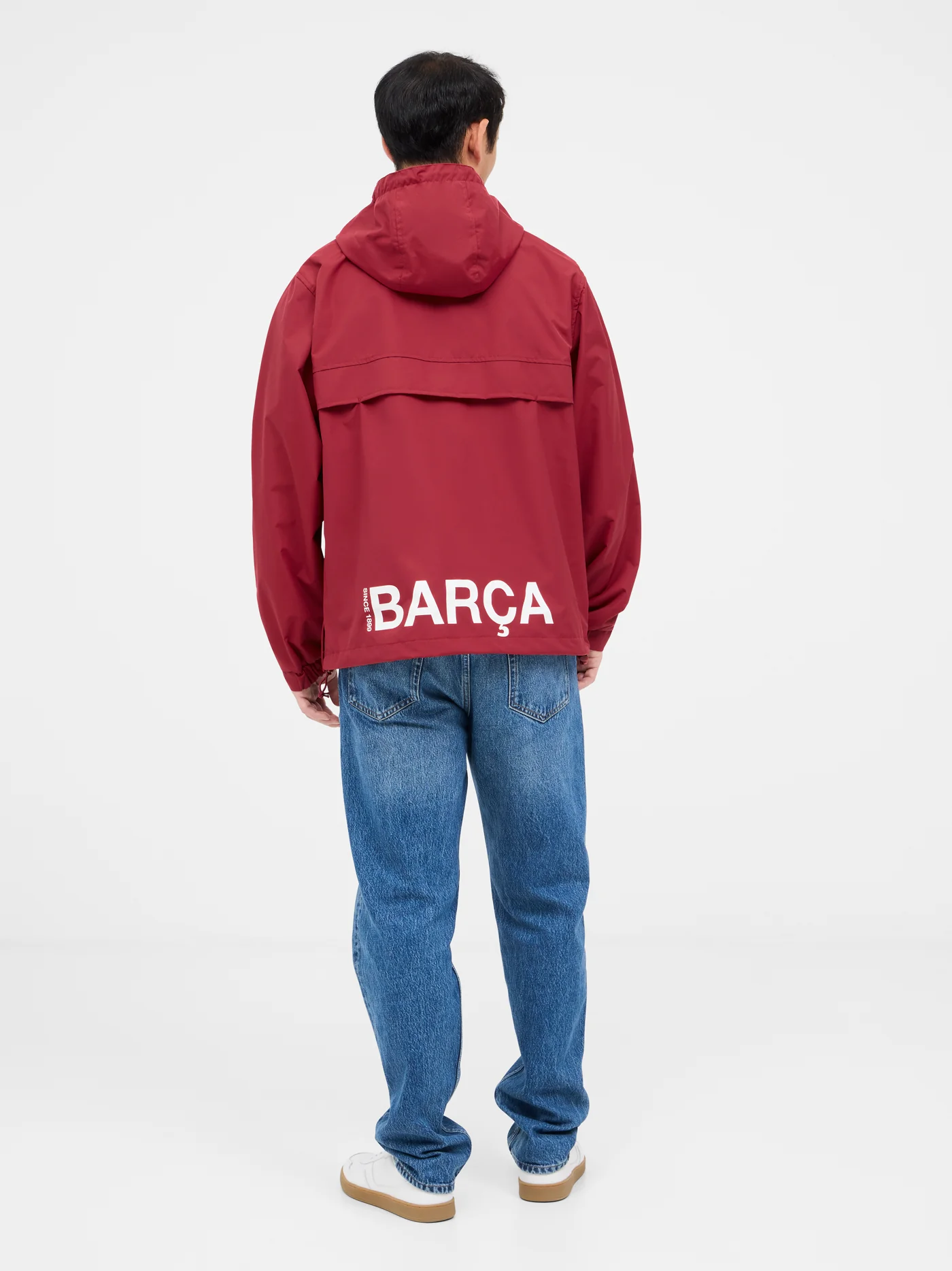 Waterproof maroon jacket Barça - Image 6