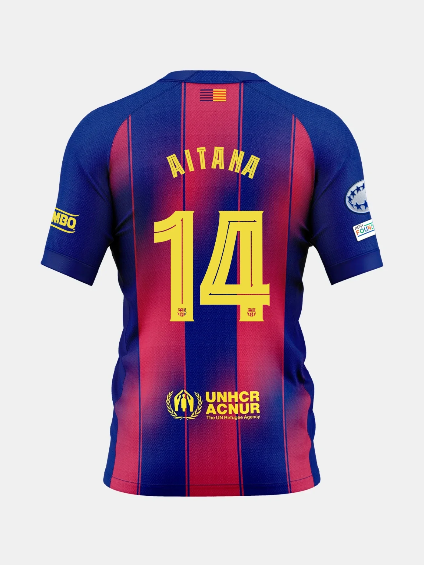 AITANA | UWCL Women's home jersey 25/26 FC Barcelona - Player's Edition - Image 6